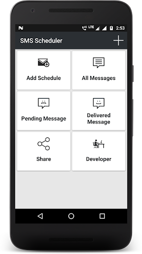 SMS Scheduler Screen 2