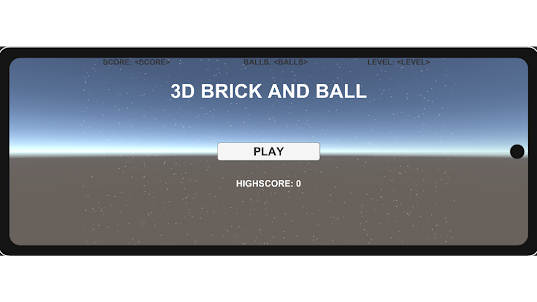 3D Brick and Ball
