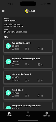 Mahasiswa Jakstik Screen 2