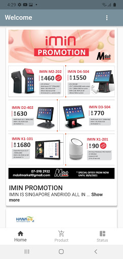 MDOT Sales Screen 2