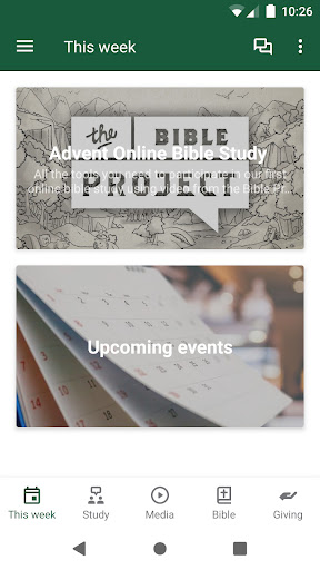 Android application Good Shepherd Church Rochester screenshort