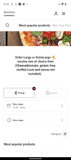 Direct Pizza North Gate Screen 3