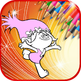 Coloring Book for Trolls World icon