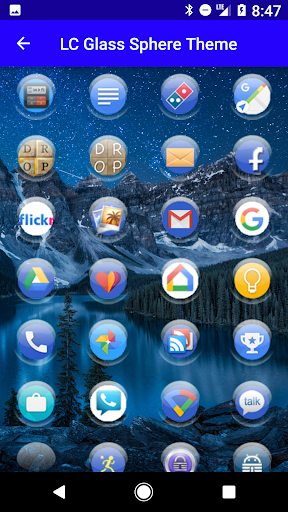 LC Glass Sphere Theme Screen 3