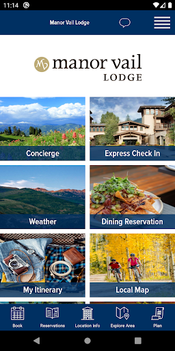 Android application Manor Vail Lodge screenshort