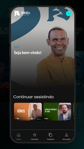Android application A Bíblia Comentada screenshort