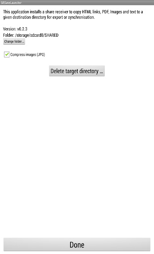 Android application App Share Saver screenshort