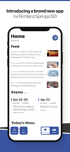Android application Richland Springs ISD TX screenshort
