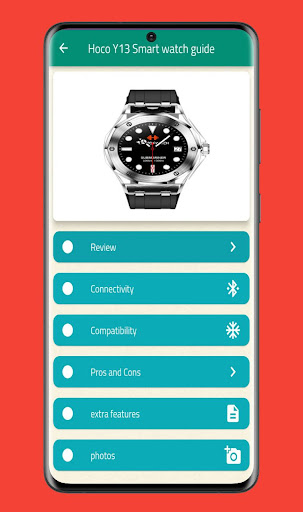 Hoco Y13 Smart Watch guide Screen 2