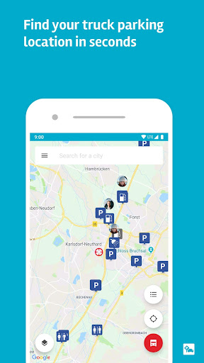 Truck Parking Europe Screenshot 1 - AppWisp.com