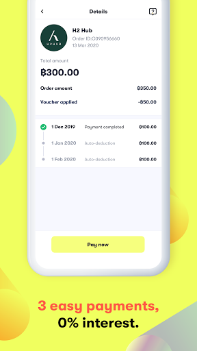 atome TH - Buy Now. Pay Later Screen 3