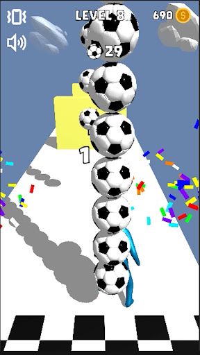 Soccer Run. Collect All Balls