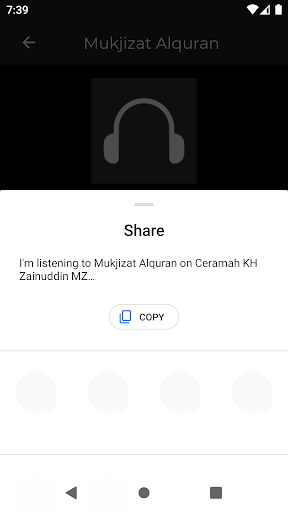 Ceramah KH Zainuddin MZ Screen 3