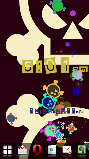Skull Flow!Live Wallpaper Screen 2