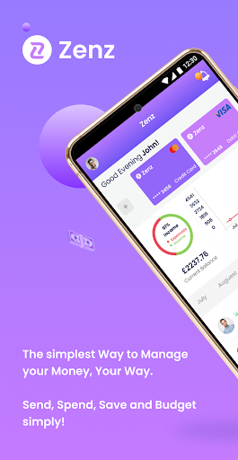 Android application Zenz: Money transfer app screenshort