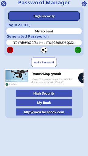 Password Manager Screen 3