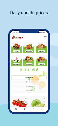 Android application Delhi Fruit Market screenshort