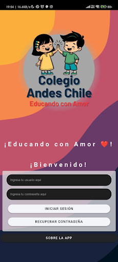 Android application Colegio Andes Chile App screenshort