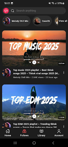 Screenshot of Play Tube