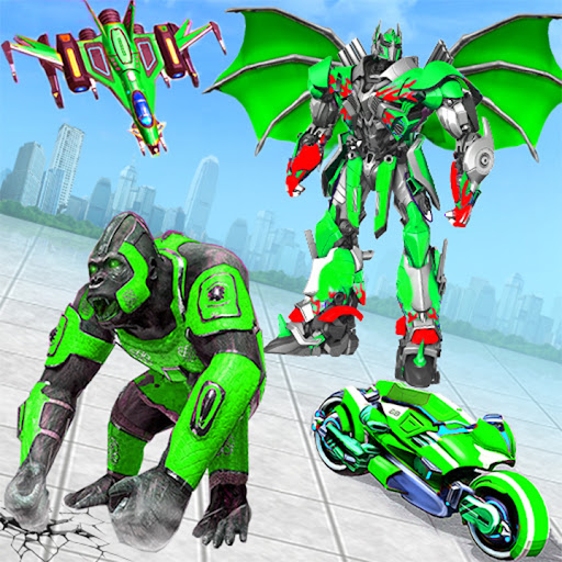 Android application Future Robot Transform Bots 3D screenshort