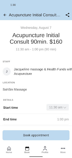 SahSin Massage Screen 3