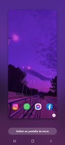 Captura 4 Wallpaper X Morado Offline android