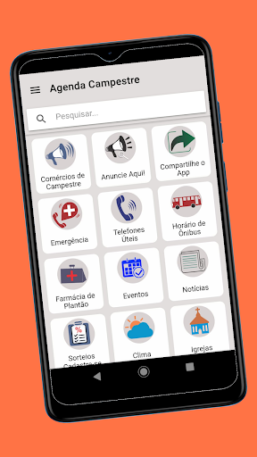 Android application Agenda Campestre screenshort