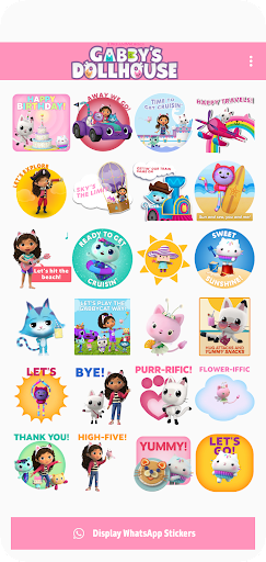 Android application Gabby's Dollhouse Stickers screenshort