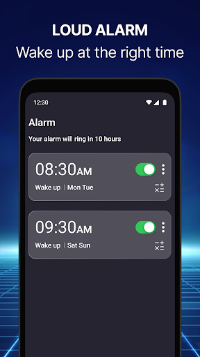 Android application Smart Clock, Digital Clock LED screenshort