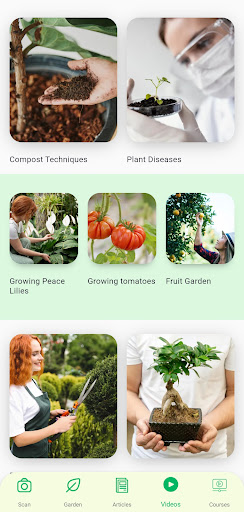 Screenshot of Plant Identifier App