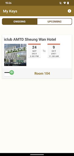 Regal Hotels Mobile Keys Screen 2