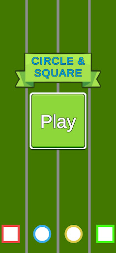 Android application Circle and Square screenshort