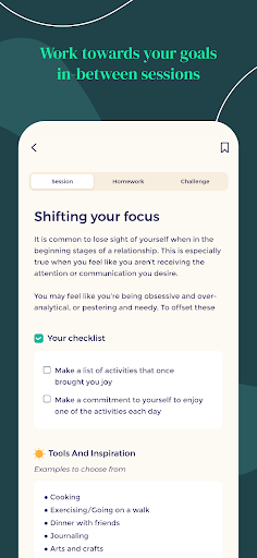Screenshot of Meomind - Therapy Anytime