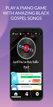 #1. Piano Game Black Gospel Songs (Android) By: Grprogames