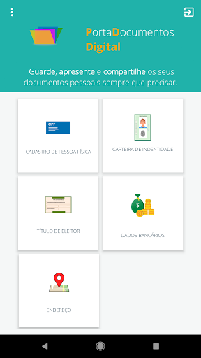 Porta Documentos Digital Screen 3