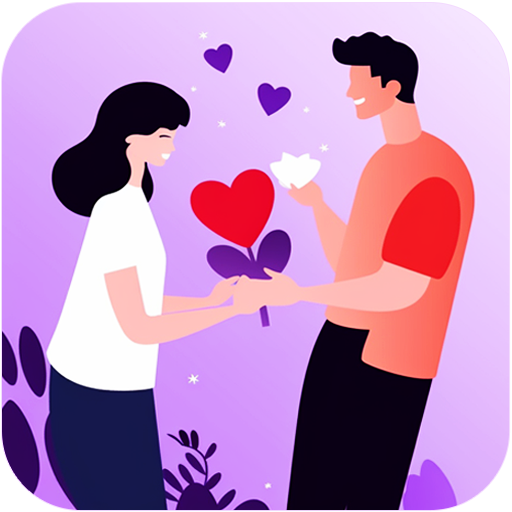 Romantic images, Gif flowers logo
