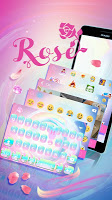 screenshot of Rose Keyboard Theme