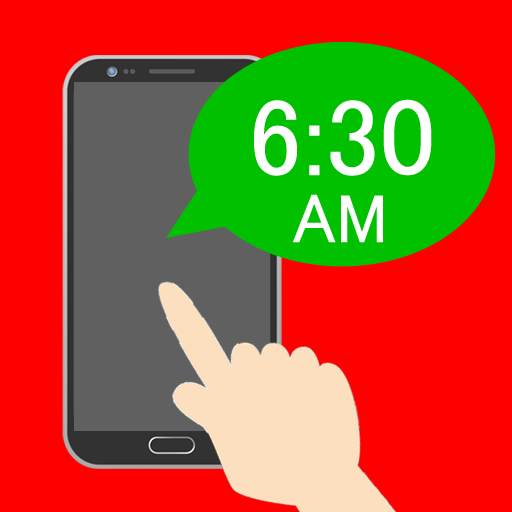 Talking Clock On Black Screen logo