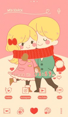 かわいい壁紙 冬のカップル 無料 Androidアプリ Applion