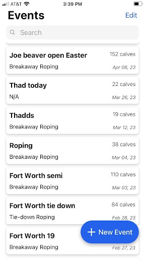 Calf Tracker Screen 3