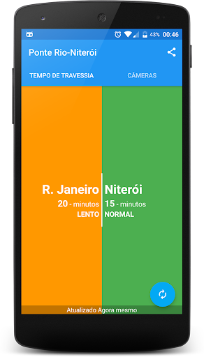 Android application Ponte Rio-Niterói screenshort