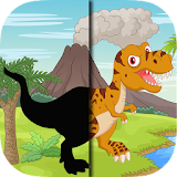 Dinosaur Shape Puzzle For Kids icon