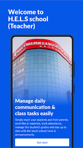 Android application H.E.L.S (Teachers) screenshort