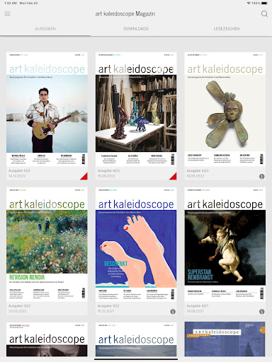 Android application art kaleidoscope Magazin screenshort
