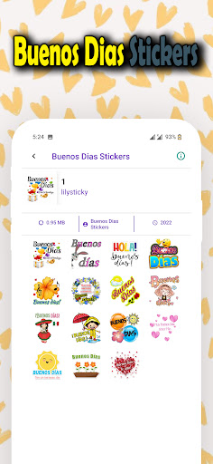  Descargar Stickers de Buenos dias Gratis para Android