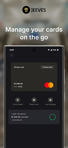 Jeeves Mobile Screen 3