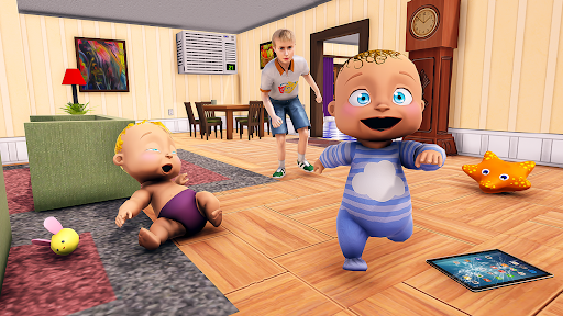 Twins Cute Baby Simulator Game 1.8 screenshots 1
