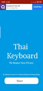 Thai keyboard Typing Keyboard
