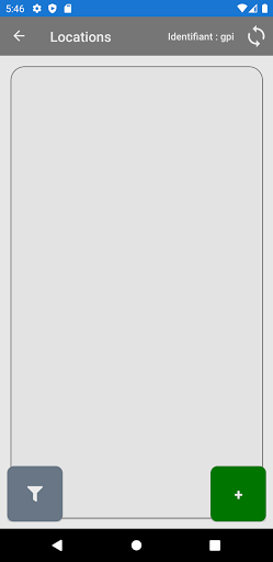 Android application SmartGpiParcLoc screenshort
