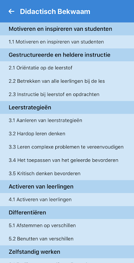 Bekwaam als Leraar Screen 3